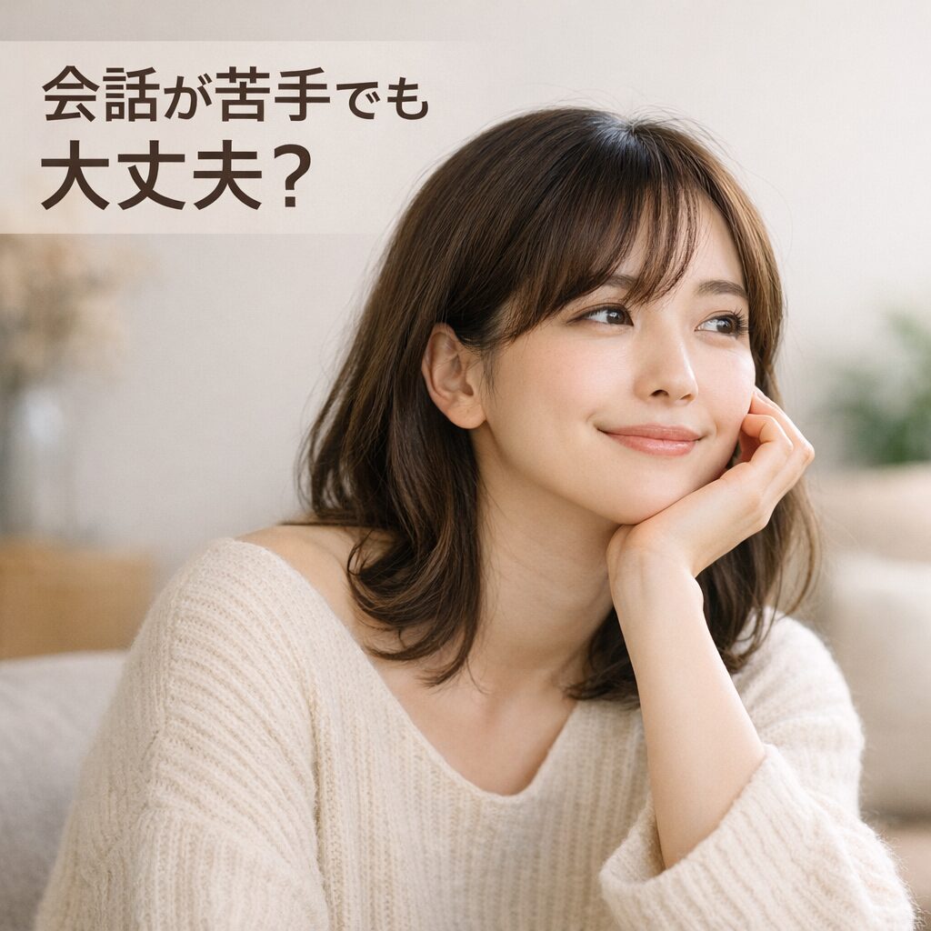 会話が苦手でも自分のペースでチャットレディとして働けるイメージ写真