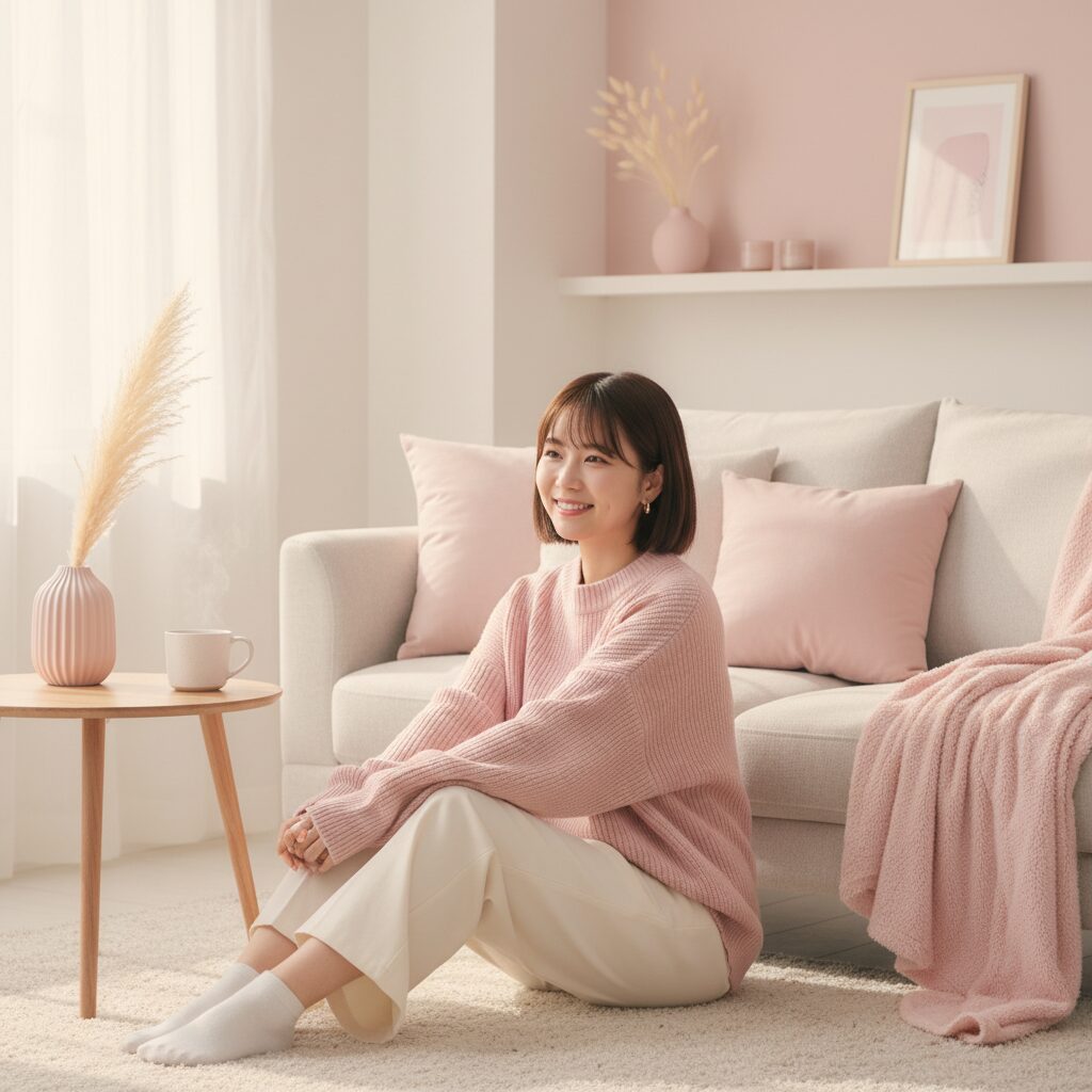 札幌でチャットレディを未経験から始めようとしている笑顔の女性｜シーポット（C-pot）